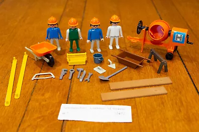 Buy Playmobil 3492 Construction Workers With Scaffold As Shown • 13.67£