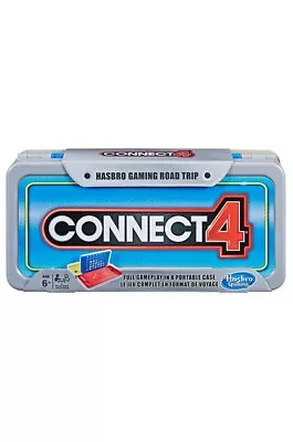 Buy Hasbro Gaming Road Trip Connect 4 Portable Board Game Plastic Carrying Case NEW • 13.24£