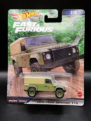 Buy Hot Wheels Premium Real Riders Fast And Furious Land Rover Defender 110 (B41) • 9.99£