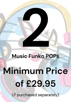 Buy Funko POP Mystery Box Random 2 Genuine Music Funko POP With Protectors • 21.99£