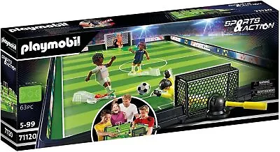 Buy PLAYMOBIL Sports & Action Table Football, Soccer Stadium Playset - 71120 • 37.99£