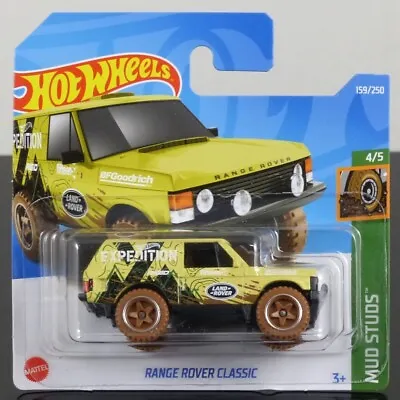 Buy Hot Wheels 2022 159/250 Mud Studs Range Rover Classic Expedition CARDED SEALED • 8.50£