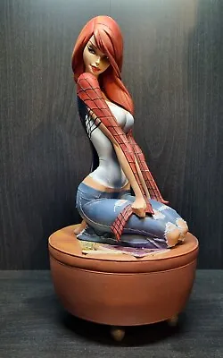 Buy Sideshow Collectibles Mary Jane Comiquette J.Scott Campbell Statue Spider-Man  • 474.99£