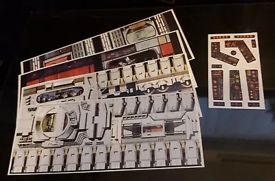 Buy Vintage Star Wars Death Star 1978 - Replacement Sticker Full Set - Pre Cut • 13.50£