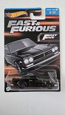 Buy Hot Wheels 1971 Nissan Skyline H/T 2000 GT-R Fast And Furious Series 3 5/10 • 5.99£