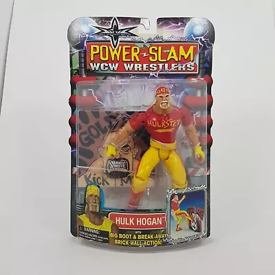 Buy WCW Toybiz Power Slam Hulk Hogan Wrestler Figure New & Sealed WWE NWO  • 24.99£