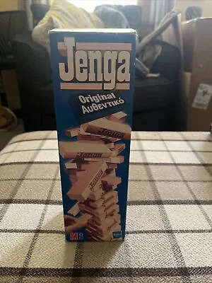 Buy Vintage Hasbro Jenga 2000 - Original Wooden Block Game Complete In Retro Sleeve • 11.99£