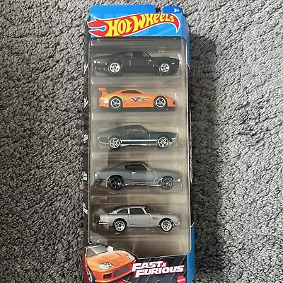 Buy Hot Wheels Fast And Furious 5 Pack Mint Condition With Toyota Supra Included  • 13.99£