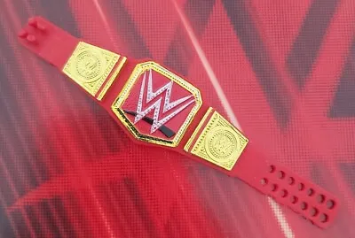 Buy WWE Wrestling Mattel Or Jakks Figure Accessory Elite Red Universal Title Belt • 10£