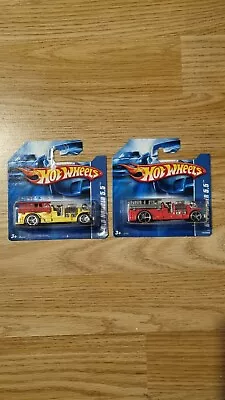 Buy Hot Wheels 2 Variants  Old Number 5.5 Fire Engines New • 4£