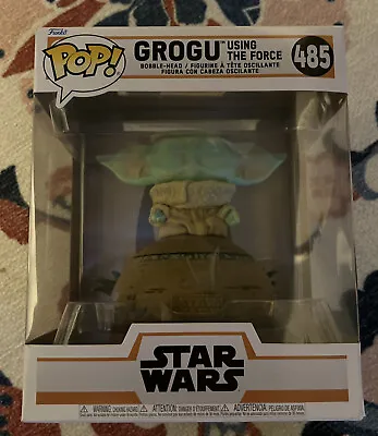 Buy POP Star Wars Grogu Using The Force Bobble Head Vinyl Figure No 485  Window Ding • 1.46£