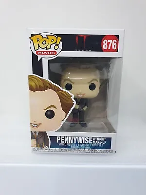 Buy Pennywise 876 Funko Pop IT Without Make Up Horror Movies Toy Clown Figure Vinyl • 7.99£