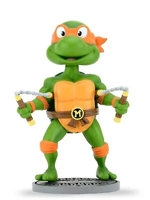 Buy NECA Teenage Mutant Ninja Turtles Cartoon Michelangelo Head Knocker Bobblehead • 45.99£
