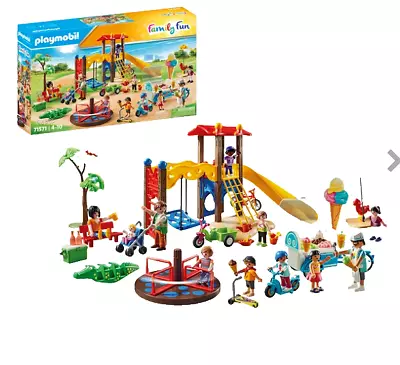 Buy Playmobil 71571 Family Fun Playground Play Set • 56.99£