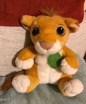 Buy Rare Mattel 1994 12  Disney Lion King Talking Simba Soft Toy Plush Speaks Dutch • 12£