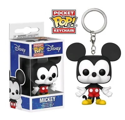 Buy Disney Mickey Mouse Pocket Pop Keychain 2  Vinyl Figure Funko Great Gift • 10.99£