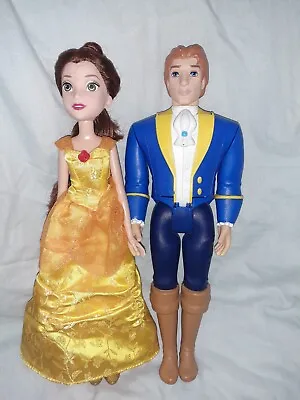 Buy Disney Barbie Type Beauty And The Beast Dolls Bundle With Belle And The Prince • 13.99£
