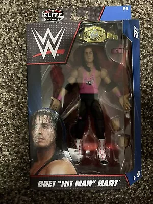 Buy WWE Bret Hit Man Hart CHASE Elite Collection Series 94 Wrestling Action Figure • 38£