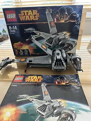 Buy LEGO Star Wars 75050 B-Wing Original Box/Instructions 100% Complete (No Figures) • 110£