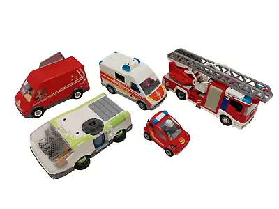 Buy Playmobil Big Mixed Bundle Cars Ambulance Fire Car Vans People Accessories • 9.99£
