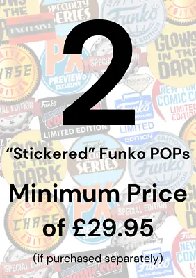 Buy Funko POP Mystery Box - Random 2 Genuine Stickered Funko POP With Protectors • 21.99£