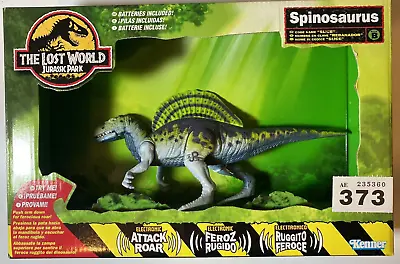 Buy AB373 Jurassic Park Kenner 'Attack Roar' Spinosaurus Dinosaur - Sealed Box Rare • 55£