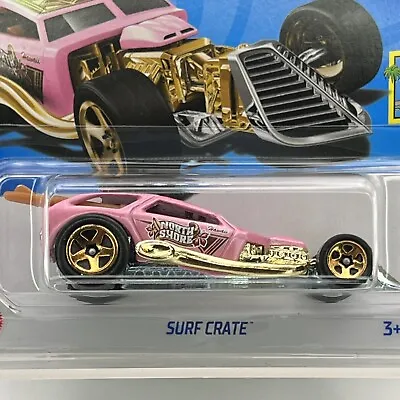 Buy Hot Wheels Surf Crate Treasure Hunt Pink 2023 Short Card Diecast • 3.99£