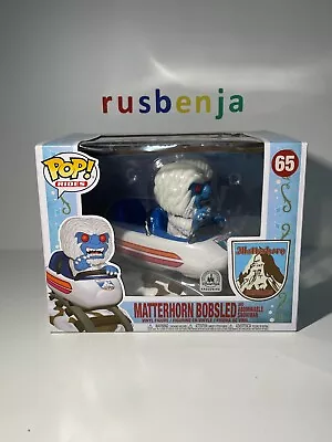 Buy Funko Pop! Disney Rides Matterhorn Bobsled And Abominable Snowman #65 • 27.99£