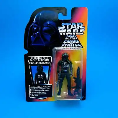 Buy STAR WARS POTF ☆ TIE FIGHTER PILOT Figure ☆ MOC Sealed Carded Kenner Power Of Th • 20£
