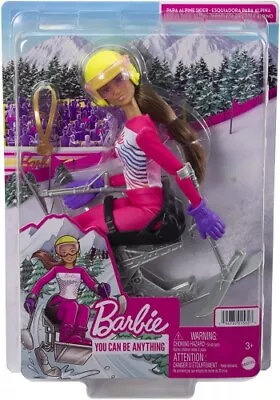 Buy Mattel - Barbie You Can Be Anything Para Alpine Skier Brunette Doll / From Assor • 19.65£