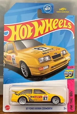 Buy Hot Wheels Ford Sierra Cosworth Yellow Kroger US Exclusive 2023 • 13.50£