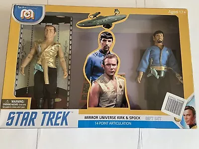Buy Mego Classic Star Trek Mirror Universe 8 Inch Figures Set, Spock & Kirk Gift Set • 14.99£