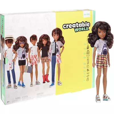 Buy Barbie CREATABLE WORLD Deluxe Dress Up Doll Character Kit Accessories DC-826 • 15.99£