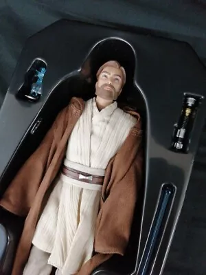 Buy Sideshow Clone Wars Ver. Obi Wan Kenobi Star Wars 12 In Figure W/Box • 333.25£