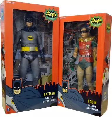 Buy 1966 Batman TV Series - NECA - Batman & Robin -  1/4 Scale  (50cm) Figures • 342.50£