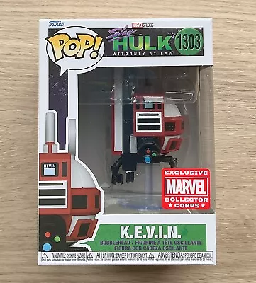 Buy Funko Pop Marvel She-Hulk K.E.V.I.N. MCC #1303 + Free Protector • 23.99£
