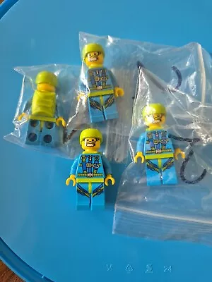 Buy Lego Minifigures Series 10.  Skydiver, Col10-6 VGC X4 • 3£