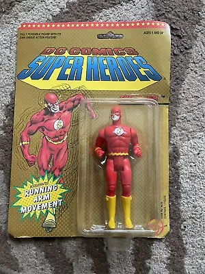 Buy THE FLASH With Running Arm Moves DC SUPER HEROES Action Figure, ToyBiz 1990, MOC • 19.99£