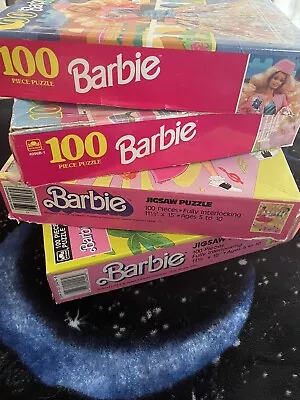 Buy Vtg Barbie Puzzle Lot 80s & 90s Complete! Fashion Beach Friends • 14.17£