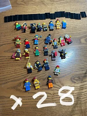 Buy Lego Minifigures Bundle 28 Mixed Figures Plus LOTS Of Accessories And Extras • 12£