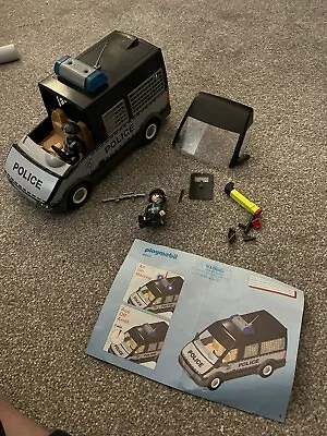 Buy Playmobil City Action Police Van With Lights And Sound (6043) Needs Batteries • 6.99£