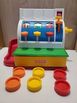 Buy Fisher Price 1994 Till/cash Register With 6 Coins • 11.99£