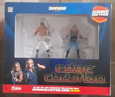 Buy WWE Championship Collection Edge & Christian With Magazine By Eaglemoss Hero • 14£