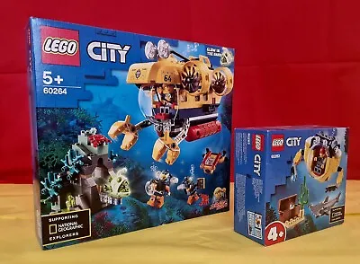 Buy RETIRED LEGO City Oceans Ocean Exploration Submarine New LEGO 60264 & 60263 🎁 • 39.95£