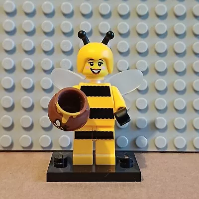 Buy Lego Series 10 Bumblebee Girl Minifigure Complete With Baseplate & Accessories • 18.39£