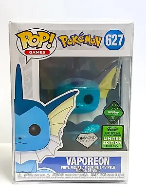 Buy Pokemon – Vaporeon 2021 Spring Con LE Diamond Collection Funko 627 + Protector • 219.99£