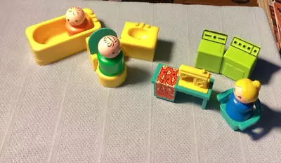 Buy Vintage Fisher Price Little People Bathroom And Utility Set • 7.50£