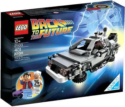 Buy NEW LEGO 21103 The DeLorean Time Machine 401 Pcs Ideas Shipping Free • 275.60£
