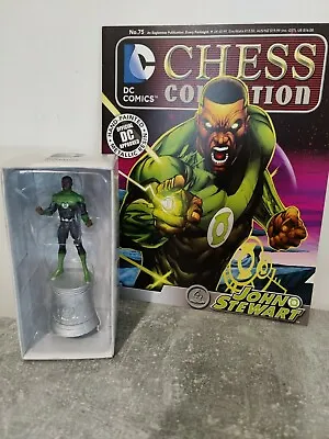 Buy Eaglemoss DC Chess Figure - John Stewart Green Lantern 75 - Box With Mag • 9.99£