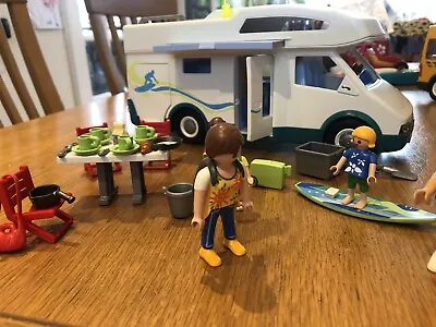 Buy Playmobil 6671 Campervan Fun Summer, Not Fully Completed • 15.99£